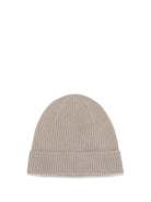 Kiton Wool Beanie Hat - Beige
