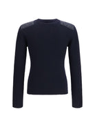 Fendi Ribbed wool Sweater - Blue Navy