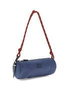 Miu Miu Embroidered logo Shoulder Bag - Indaco+Amaranto
