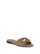 Fendi Baguette Sandals - Camel Bag