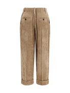 Brunello Cucinelli Corduroy tailored Pants - Cappuccino