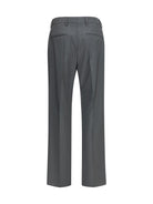 Valentino Wool and mohair tailored Pants - 642 Raven