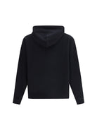 Off-White Cotton Hoodie - Black