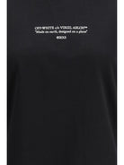 Off-White Made on earth, designed on a plane T-shirt - Black-White