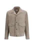Brunello Cucinelli Suede Jacket - Kaky