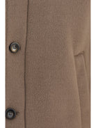 Herno Hooded button-front Jacket - Tortora Dark