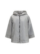 Max Mara The Cube Hooded added Jacket - Steel