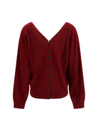 Lisa Yang Jiani cashmere Cardigan - Deep Plum