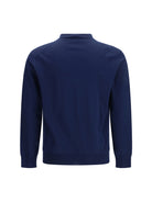 Prada Cotton V-neck Sweater - Bleu