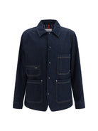 Moncler Haderu denim Shirt Jacket - Dark Blue