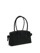 Yuzefi Brioche Shoulder Duffle Bag - Black