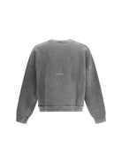 Acne Studios Patch and logo Sweatshirt - Faded Black