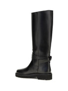 Valentino Garavani VLogo Signature calfskin High Boots - Black