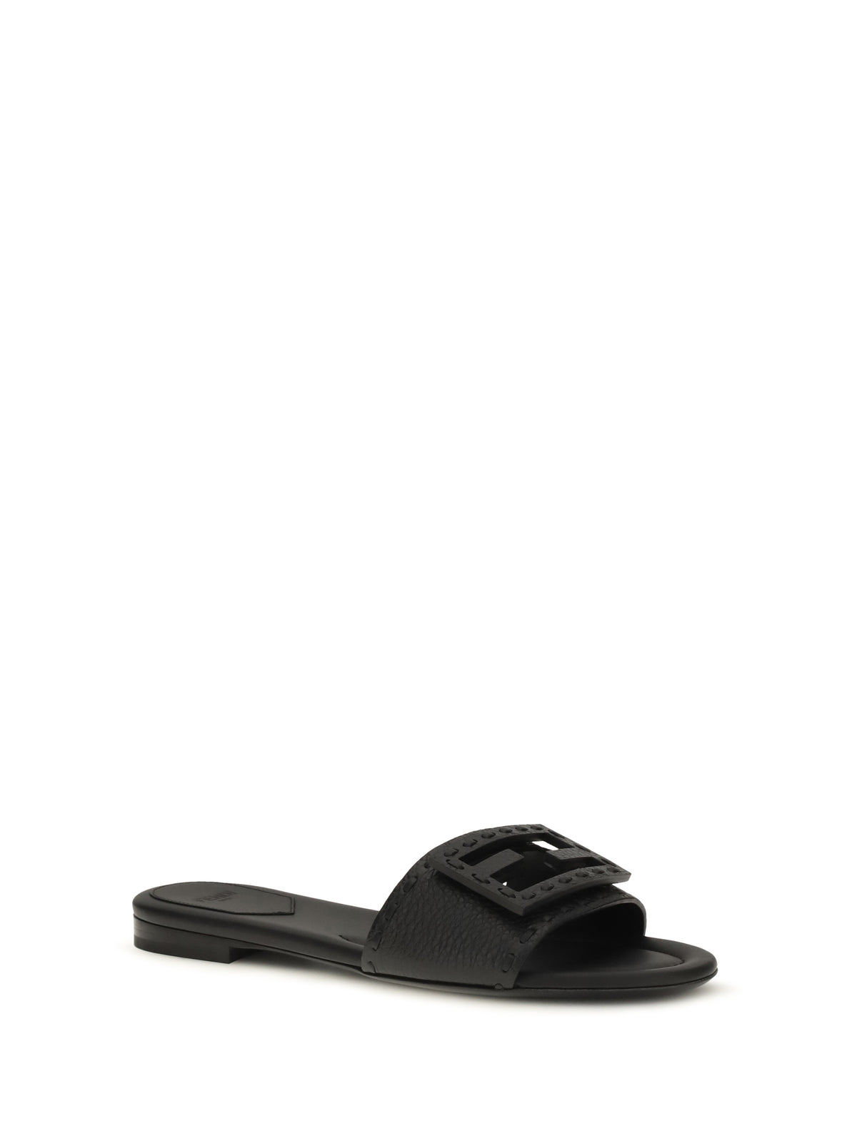 Fendi Baguette Sandals - Black