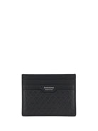 Ferragamo Leather Card Holder - Black