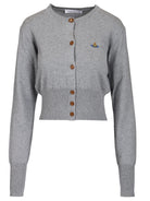 Vivienne Westwood "Bea" Cropped Cardigan - Grey