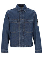 Stone Island Biker Jacket - Blue