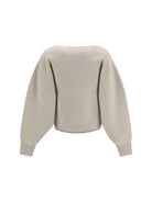 Jacquemus Tempo wool-cashmere Cardigan - Light Beige