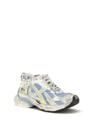 Balenciaga Runner Mesh Sneakers - Blue/Yellow/White