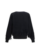 Y-3 Fringed Sweater - Black