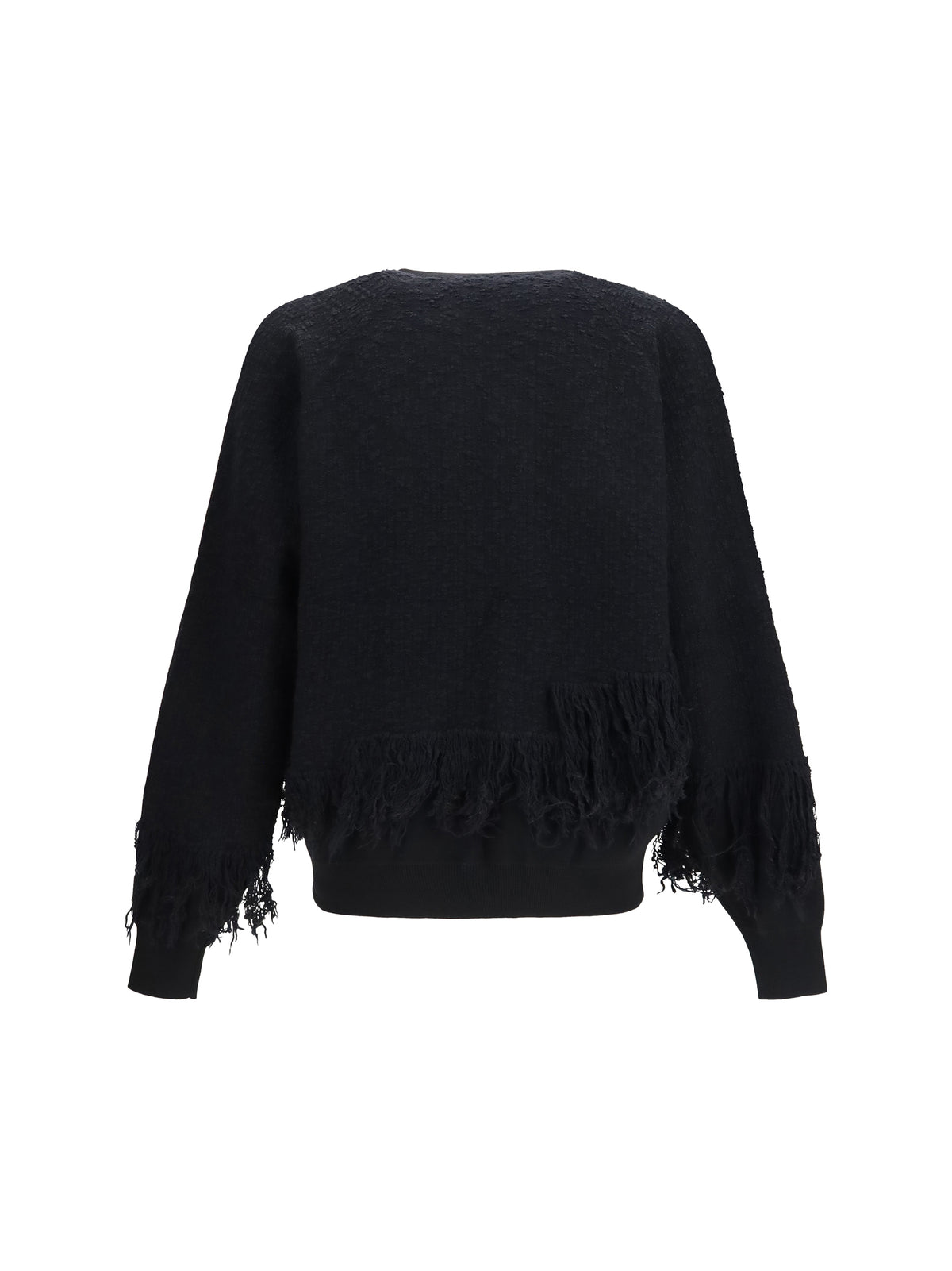 Y-3 Fringed Sweater - Black