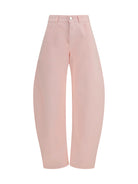 Alaïa Barrel Jeans - Rose Pale