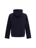 Herno Hooded zip Jacket - Blue Dark