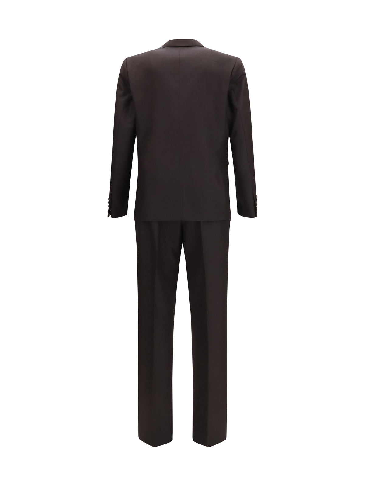 Dries Van Noten Chevron wool Suit - Dark Brown