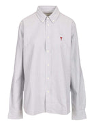 Ami Striped Shirt - Sky Blue