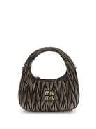 Miu Miu Wander Handbag in quilted leather - Caffe'