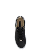 Philipp Plein Leather Sneakers - Black