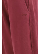 Off-White Off Stamp Balloon Sweatpants - Fade Out Hawthorn Rose Hawthorn Rose