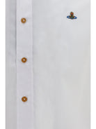 Vivienne Westwood Orb embroidered cotton Shirt - White