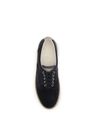 Brunello Cucinelli Suede Sneakers - Night Sky+Alpaca+Navy