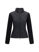 Moncler Cotton padded Cardigan - Black
