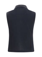 Saint Laurent Cassandre piqué Polo - Noir