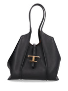 Tod's "T Timeless" Small Shopping Bag - Black
