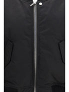 Rick Owens Bomber Jacket with gathered sleeves - Black