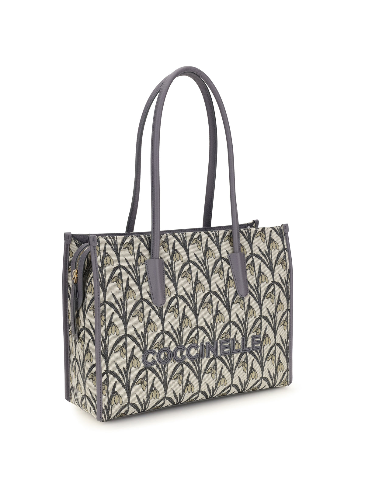 Coccinelle Jacquard Tote Bag - Mul.Stove/Stove