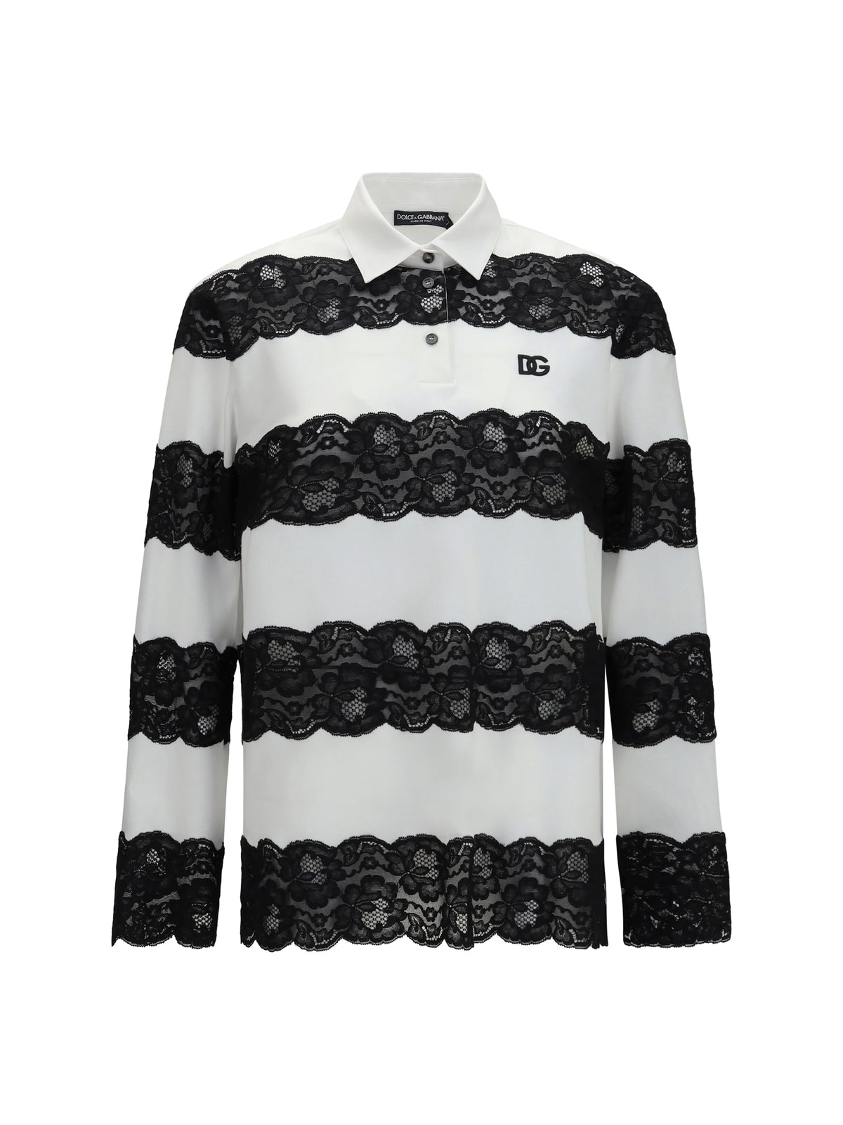 Dolce & Gabbana Long-sleeve Polo - Ricamati