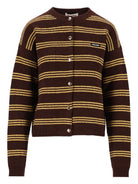 Miu Miu Striped Cardigan - Multi