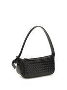 Bottega Veneta Intrecciato leather Shoulder Bag - Black-Gold