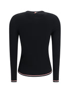 Thom Browne Ribbed merino wool Cardigan - Black