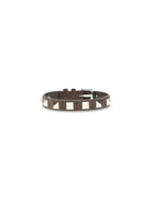 Valentino Garavani Rockstud leather Bracelet - Testa Di Moro
