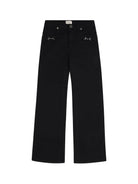 Gucci Cotton cenim Pants for Girl - Dark Grey/Mix