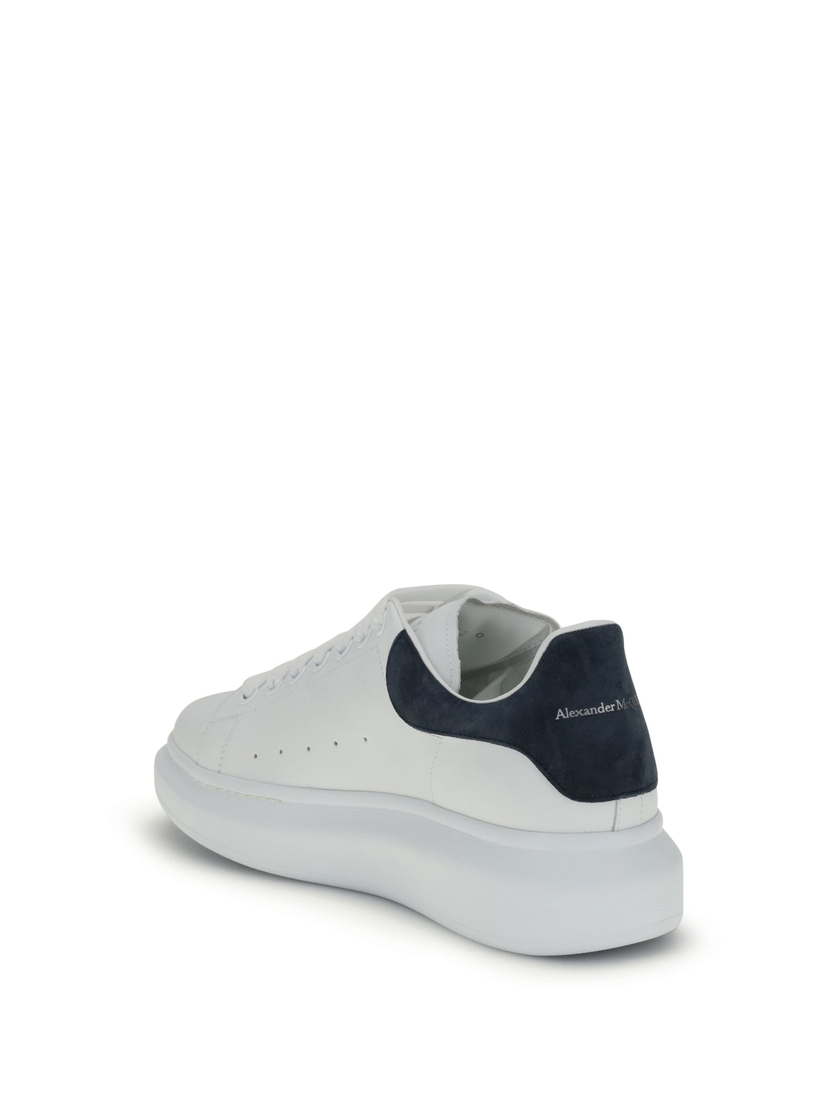 Alexander McQueen Oversized leather Sneakers - White/Blue Grey