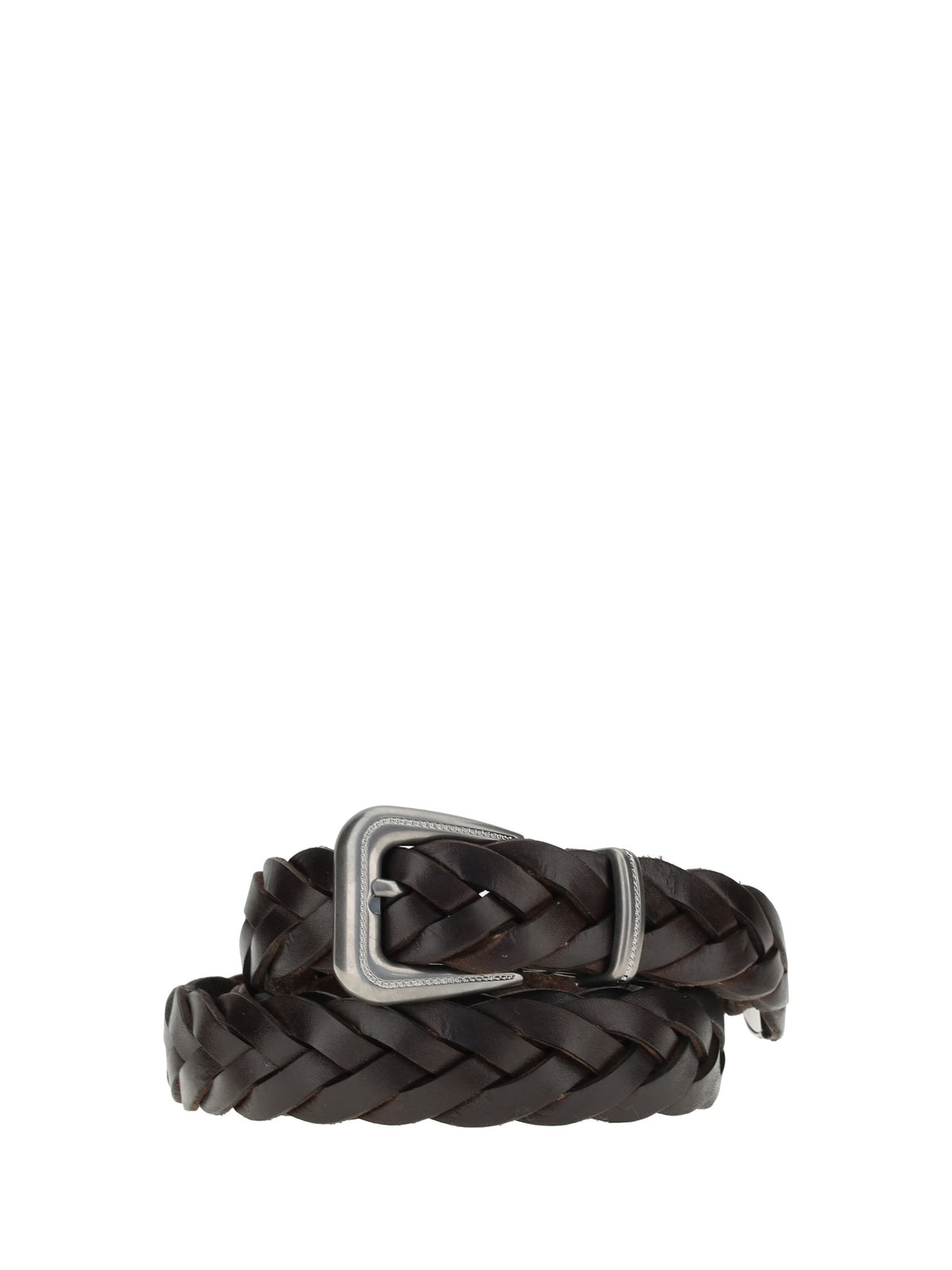 Brunello Cucinelli Braided leather Belt - Testa Di Moro