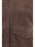 Loewe Suede goat leather Jacket - Dark Brown