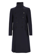 Tom Ford Double-Breasted Coat - Blue