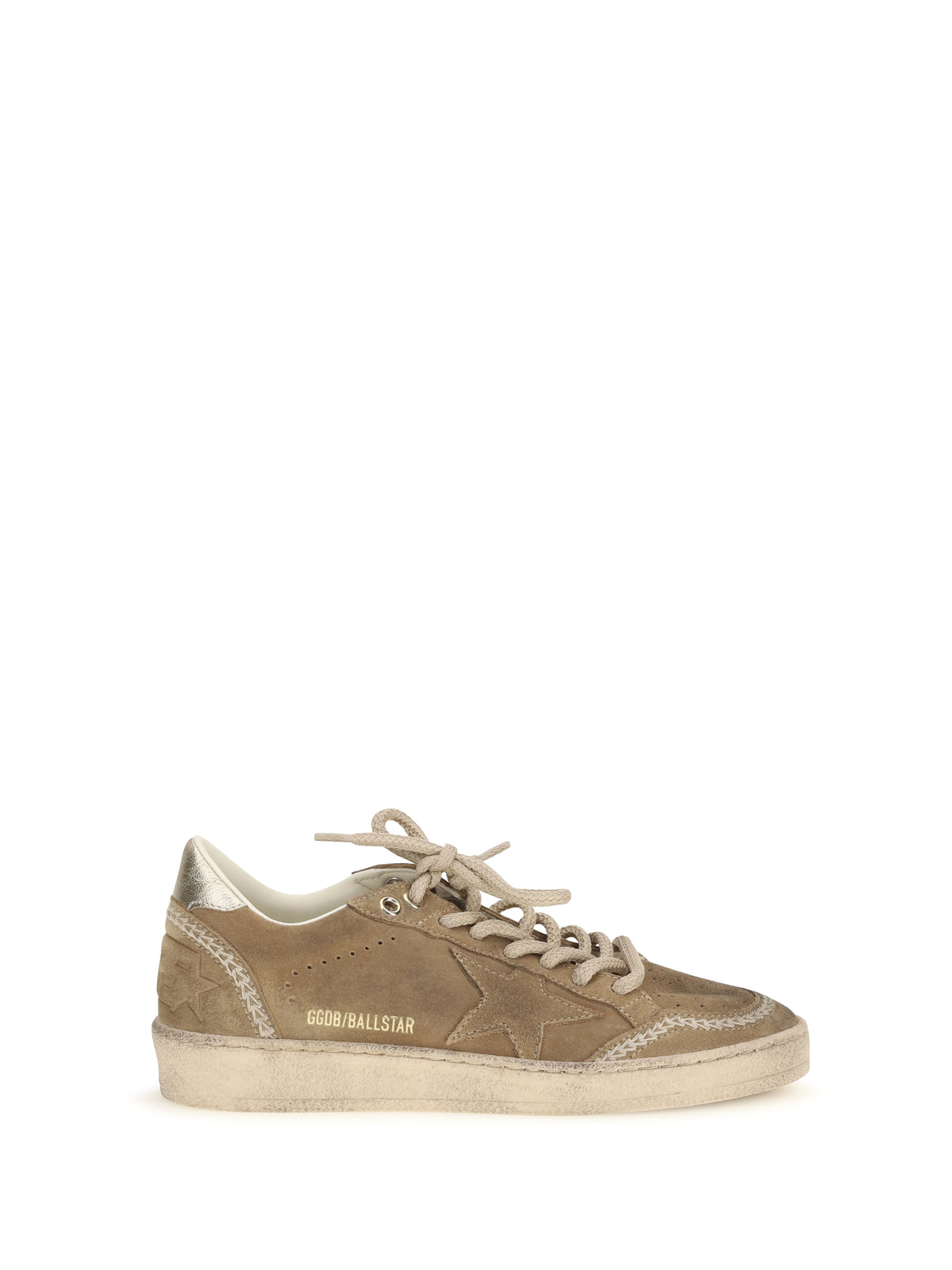 Golden Goose Ball Star Sneakers - Tobacco/Gold
